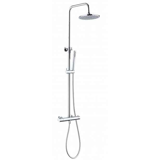 kielle Oudee - Sprchový set s termostatem, 20 cm, 1 proud, chrom 20602040E