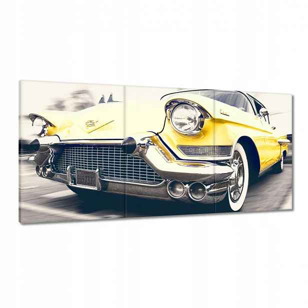 Obrazy 120x60 Žlutý Cadillac