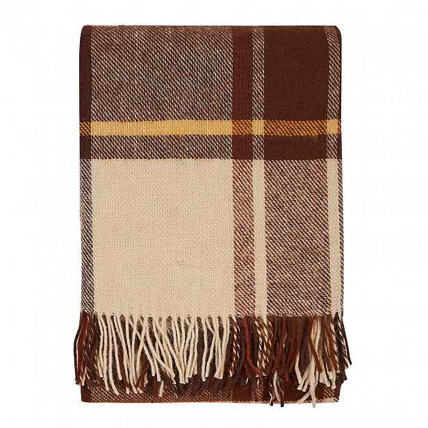 Vlněná Deka teplá silná 100% vlna pléd deka 140x200 Cozy Blankets