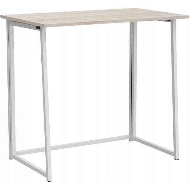 Skládací počítačový stůl 80x45 cm do domu, kanceláře, dřevo