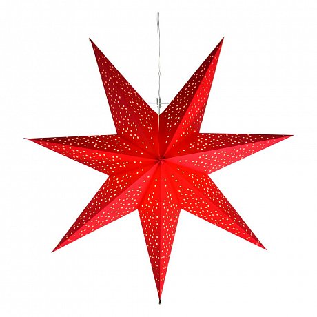 Červená světelná dekorace Best Season Dot, ⌀ 54 cm