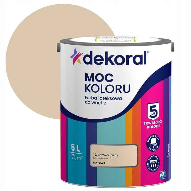 Dekoral Síla barvy Barva 5L Béžová světlá
