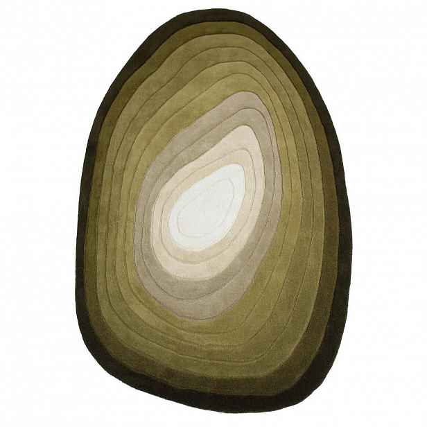Flair Rugs VLNĚNÝ KOBEREC, 160/230 cm zelená