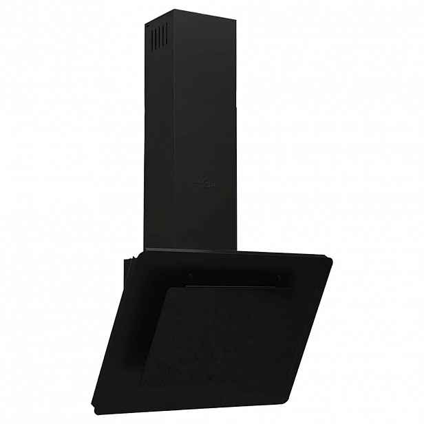 vidaXL Nástěnná digestoř 60 cm nerezová ocel a tvrzené sklo černá