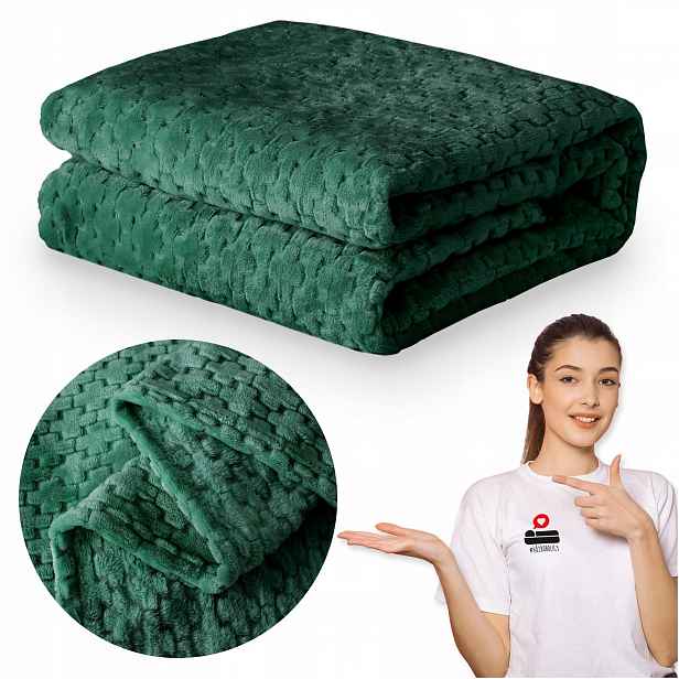 Deka na postel Silná, reliéfní z Mikrovlákna 200x220 Různé Barvy