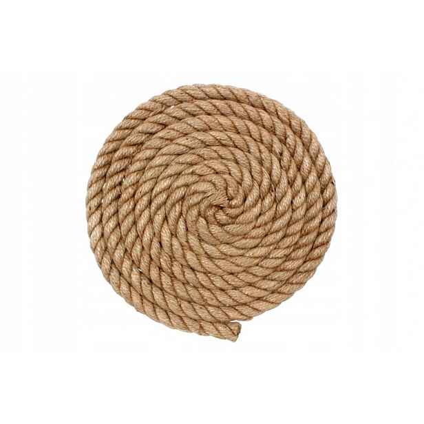 Jutové Lano ⌀ 20 mm x 50 m Šňůra Šroubovací Juta