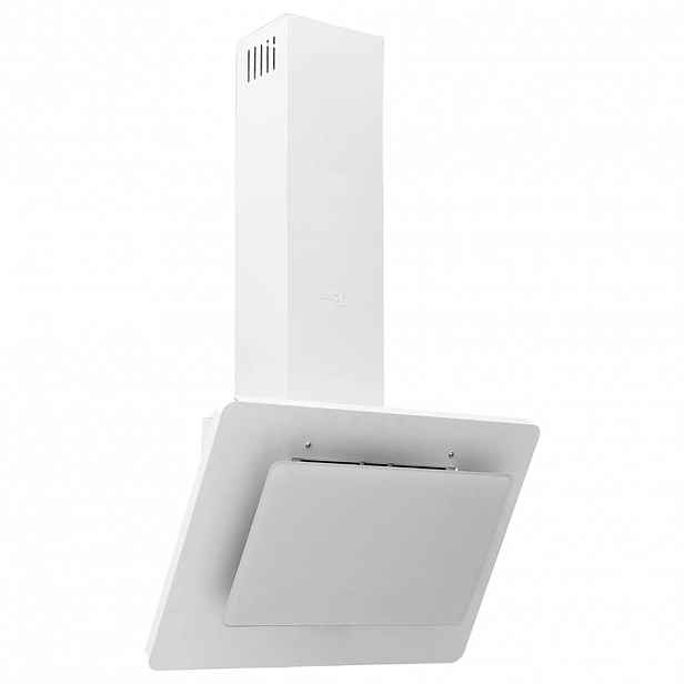 vidaXL Nástěnná digestoř 60 cm nerezová ocel a tvrzené sklo bílá