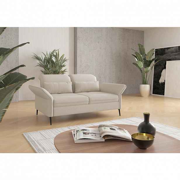 Sit & More TŘÍMÍSTNÁ POHOVKA, textil, krémová