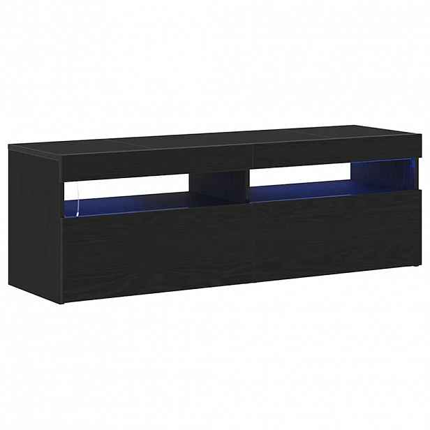 vidaXL Televizní skříň 120 x 35 x 40 cm Černý dub Kompozitní dřevo
