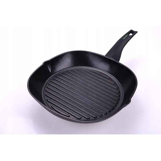 Grilovací pánev Moneta Nova 28 cm, nepřilnavá, indukční