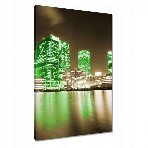 Obrazy 60x90 Zelené budovy Londýna