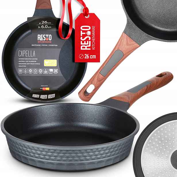 Pánev Resto Capella 26 CM Indukční, Hliník, Nepřilnavý Povrch