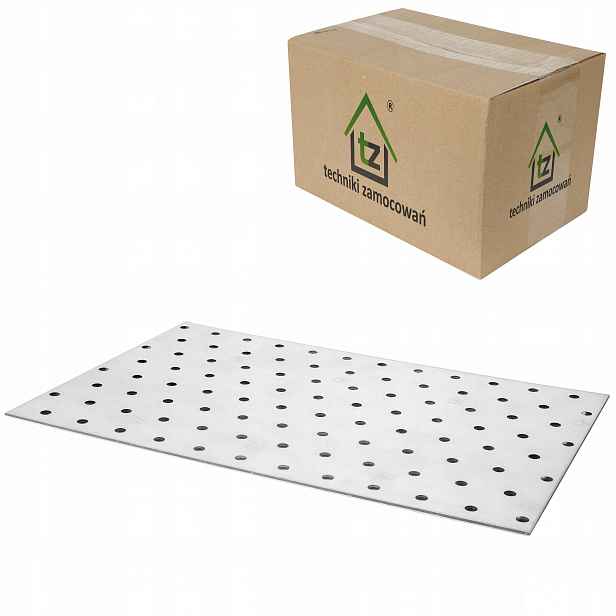 Perforované dlaždice 160x240 x 2 mm 25 ks Tesařské spojky ploché PP52