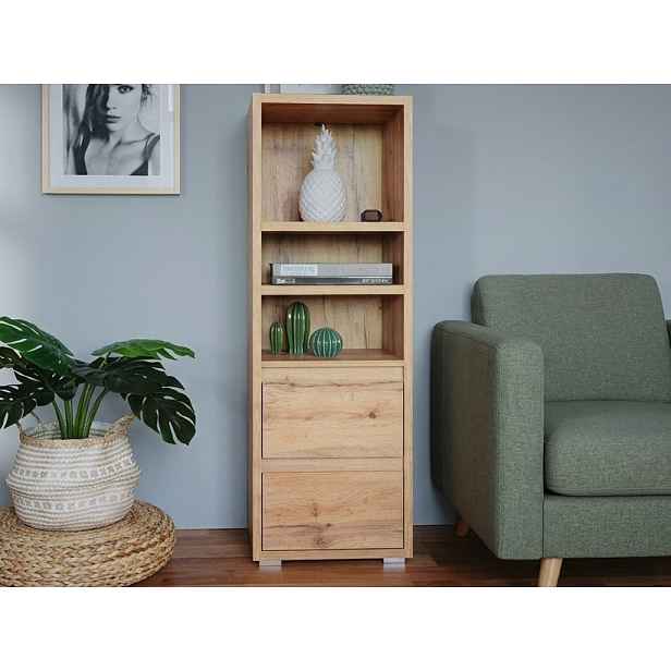 Regál se zásuvkami Image 45 cm, medový dub