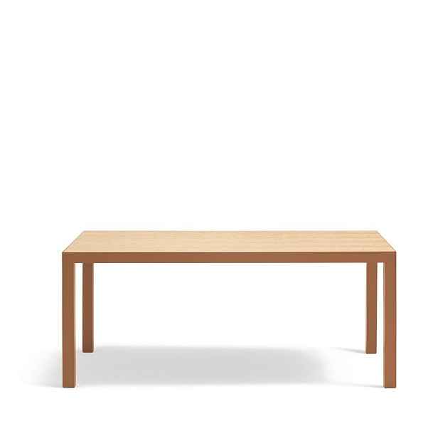Jídelní stůl s deskou z dubového dřeva 75x180 cm Alma – Teulat