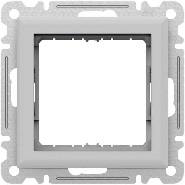 Adaptér k elektronickým přístrojům 45×45 mm Hager lumina bílá lesk