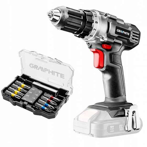 Aku Vrtačka Graphite Sada Bitů 10 ks 58G000