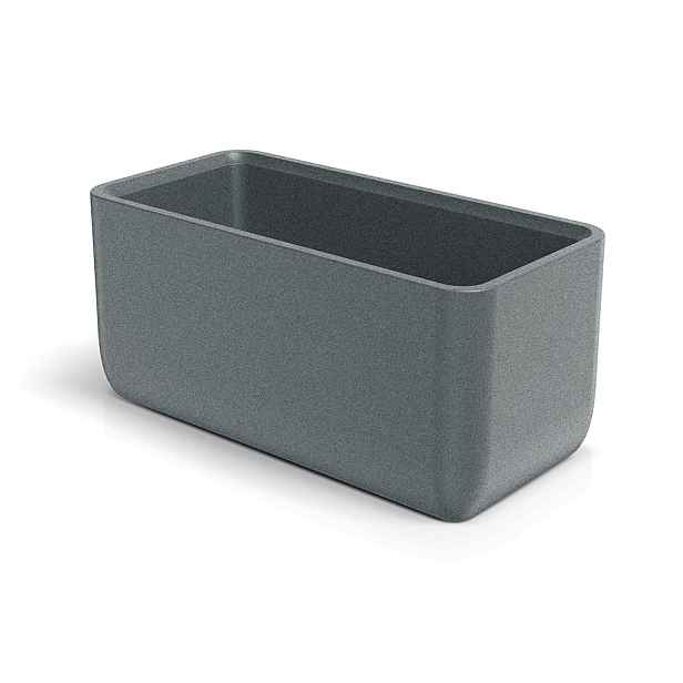Prosperplast Plastový květináč MOLTAS CASE 80 cm granitově šedý