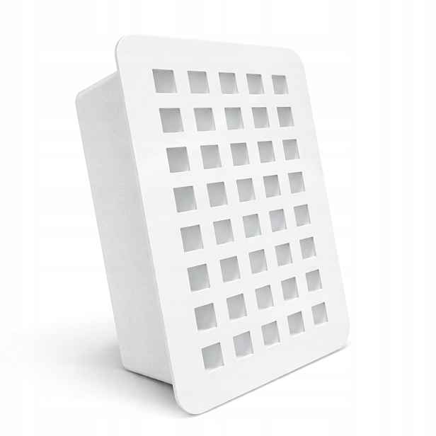 Ventilační Mřížka Autoaktivní 14x21 Bílá Kovová Teplá spořič