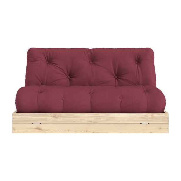 Vínová rozkládací pohovka 145 cm Flip – Karup Design