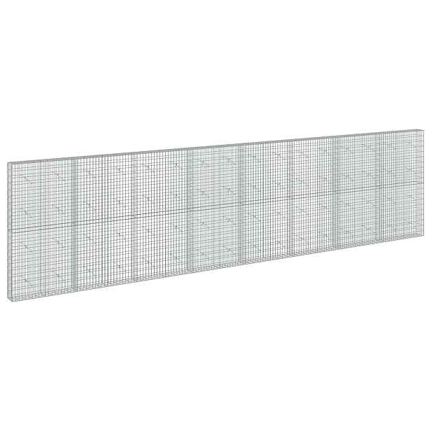 vidaXL Gabion s drátem 5 mm a síťkou 5x10 cm 800x20x200 cm