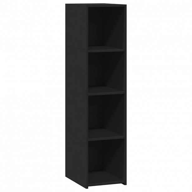vidaXL Skříň highboard černá 30 x 41 x 124 cm kompozitní dřevo