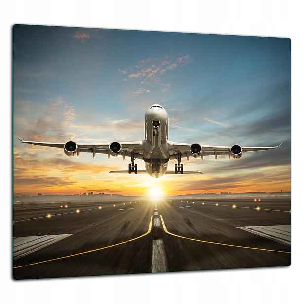 Skleněná Ochranná Deska Panel Lepidlo 65x60 Krajina