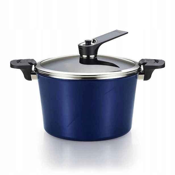 Happycall Hrnec Vacuum Pot 28 cm 9 l tmavě modrý