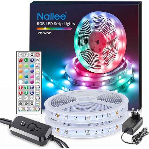 Led pásek Nallee Rgb 30m (2x15M 22W 12V DC vícebarevný