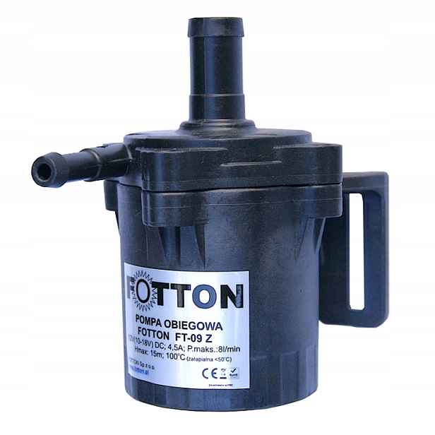 Oběhové vodní čerpadlo Fotton Ft 09 Z 12 V DC 8 l/min 15 m! profesionální