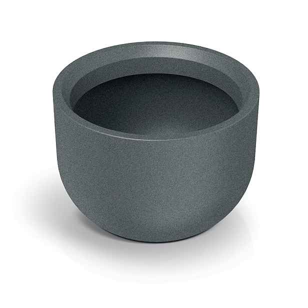Prosperplast Plastový květináč MOLTAS ROUND granitově šedý, varianta 60 cm