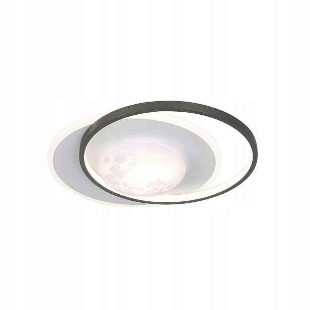 Stropní nástěnné svítidlo Desulo Černá Moderní Led 30W do kuchyně Italux