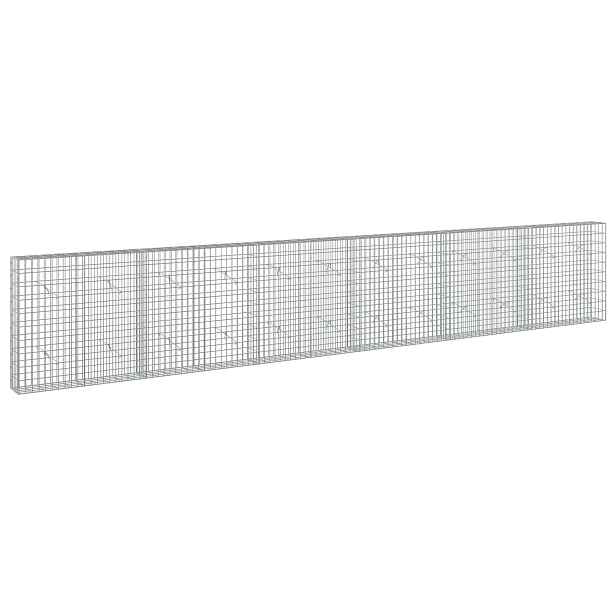 vidaXL Gabion s drátem 5 mm a síťkou 5x10 cm 600x20x100 cm