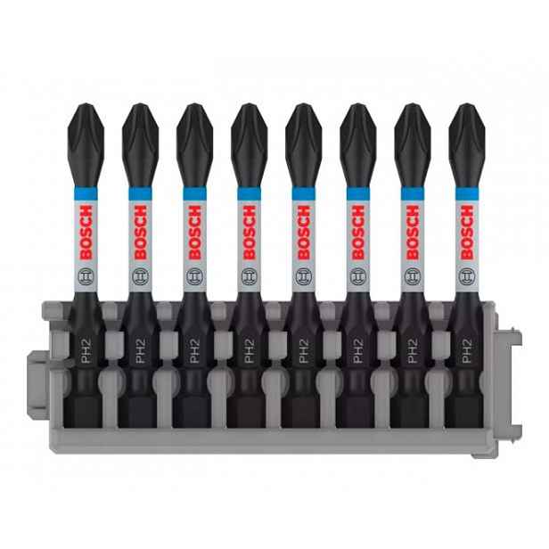 Bosch - Sada bitů prodloužených PH2, délka 55 mm, 8 ks 2608522330
