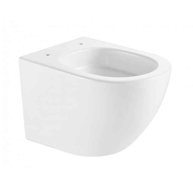 kielle Oudee - Závěsné kompaktní WC, Vortex Rimless+, bílá 30102010S