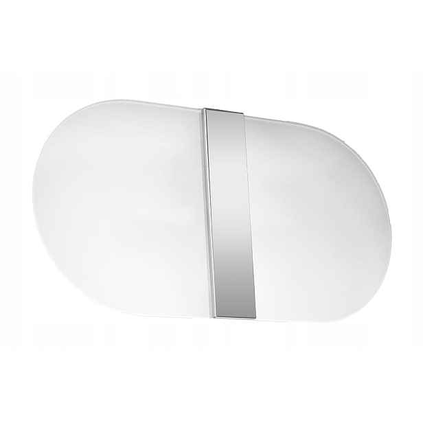 Sollux Lighting Nástěnné svítidlo Salia 2-bodové chrom/bílá