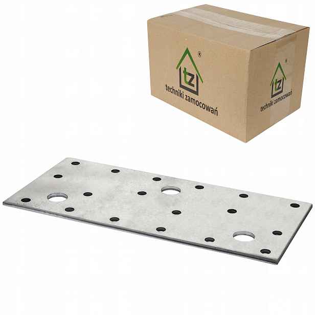 Tesařské spojky ploché 150x70 x 2,5 mm 50 ks Perforované destičky LP9