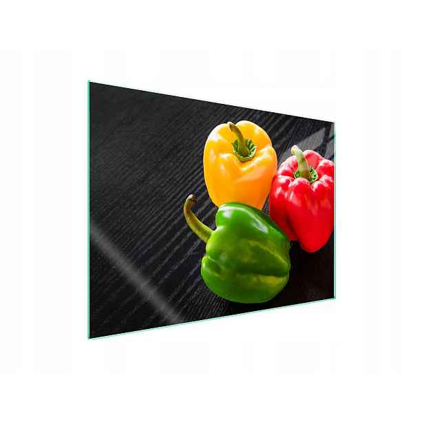 7v1 Skleněná ochranná deska na sporák 70x52 Paprika