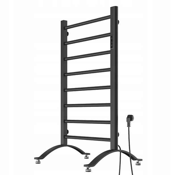 Elektrický koupelnový radiátor 200 W 500 x 800 mm Černý Gamma