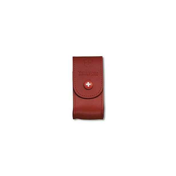 pouzdro na nůž 91mm (5-8vrstev) Victorinox červené kožené