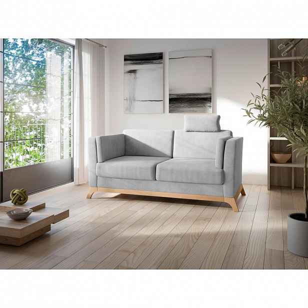 Sit & More 2,5SEDÁK, textil, barvy stříbra