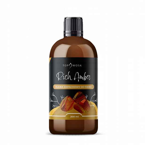 Vonný olej na svíčky Rich Amber 200 ml vůně do parafínového vosku