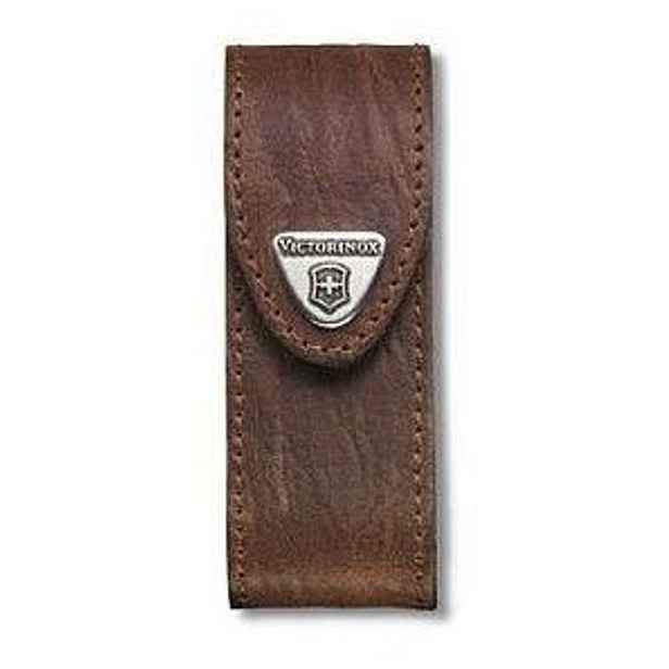 pouzdro na nůž 91mm (do 4vrstev) Victorinox kožené hnědé 4.0543