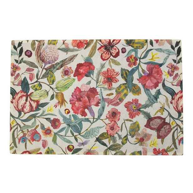 Rohožka s barevnými květy Flowers - 75*50*1cm Mars & More