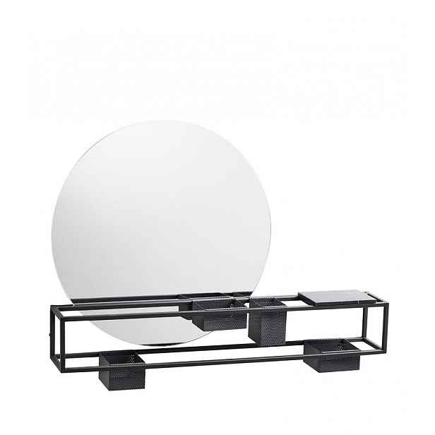 Zrcadlová police s přihrádkami "Mirror Box" - Woud