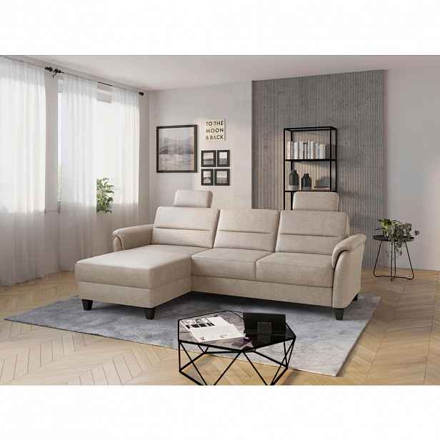 Sit & More ROHOVÁ SEDAČKA, textil, béžová