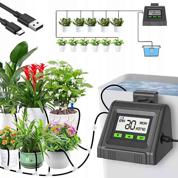 Automatický Zavlažovací Systém 8*8.2 CM Pro Rostliny V Květináčích, Sada