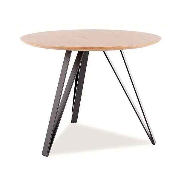 Casarredo Jídelní stůl TETIS 100 dub/černá mat