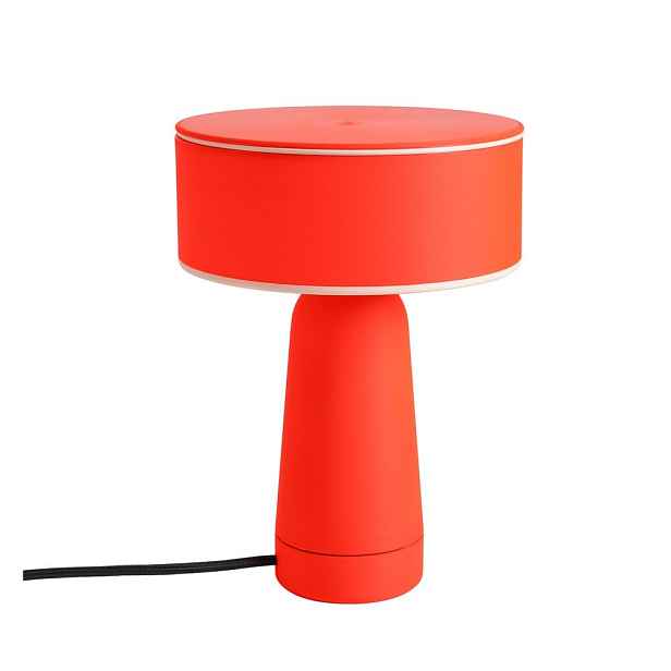 Červená plastová stolní lampa (výška 28 cm) AXO – Thoro