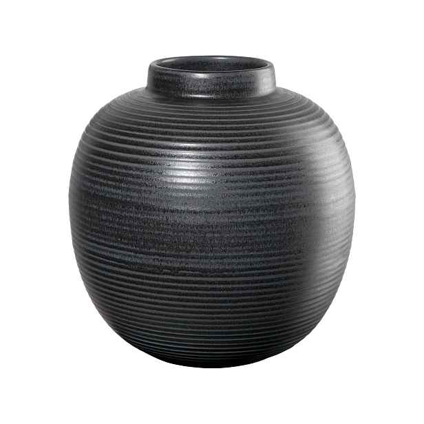Kameninová váza výška 29 cm JAPANDI ASA Selection - černá